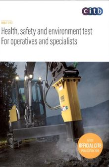 Health, safety and environment test for operatives and specialists 2019 : GT100/19