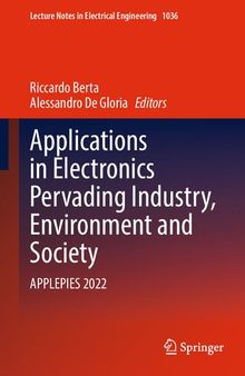 Applications in Electronics Pervading Industry, Environment and Society: APPLEPIES 2022