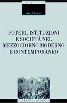 Poteri, istituzioni e società nel Mezzogiorno moderno e contemporaneo