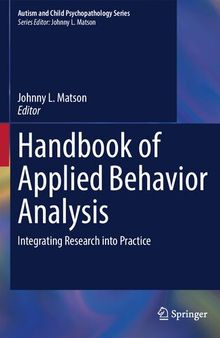 Handbook of Applied Behavior Analysis: Integrating Research into Practice