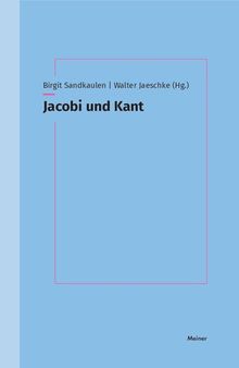 Jacobi und Kant