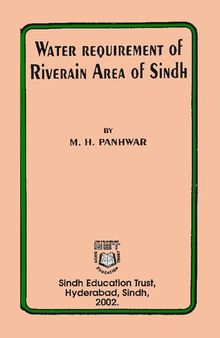 Water Requirement Of Riverain Area Of Sindh