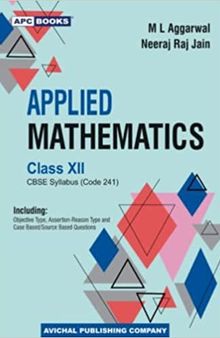 Applied Mathematics, Class-XI