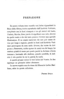 Glossario latino-italiano. Stato della Chiesa-Veneto-Abruzzi
