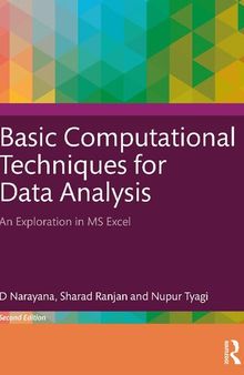 Basic Computational Techniques for Data Analysis: An Exploration in MS Excel, 2nd Edition