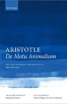 Aristotle, De motu animalium: Text and Translation