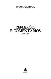 Reflexões e Comentários (1970-1978)