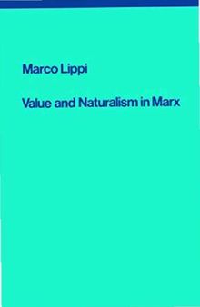 Value and Naturalism in Marx