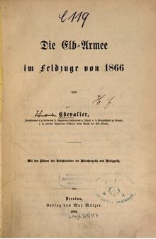 Die Elb-Armee im Feldzuge von 1866