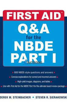 First Aid Q&A for the NBDE Part I