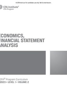 ECONOMICS,  FINANCIAL STATEMENT  ANALYSIS