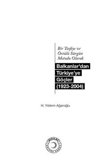 Balkanlar'dan Türkiye'ye Göçler (1923-2004)