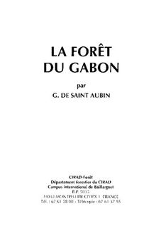 La forêt du Gabon