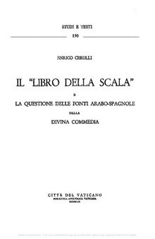 Il «Libro della Scala» e la questione delle fonti arabo-spagnole della Divina Commedia