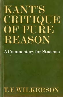 Kant's Critique of Pure Reason: A Commentary for Students