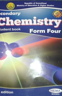 Secondary Chemistry. Student book. Form Four