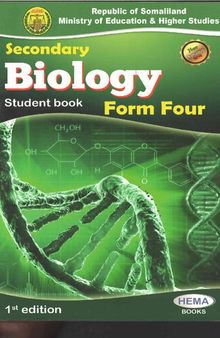 Secondary Biology. Student book. Form Four