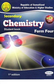 Secondary Chemistry. Student book. Form Four