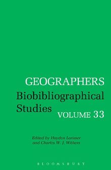 Geographers Biobibliographical Studies