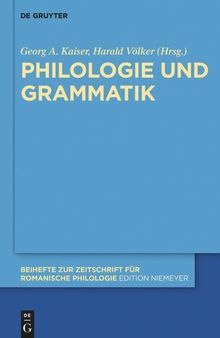 Philologie und Grammatik