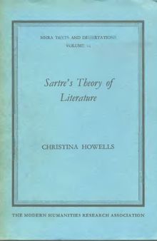 Sartres Theory of Literature