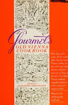 Gourmet's Old Vienna Cookbook