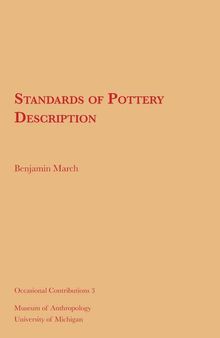 Standards of Pottery Description