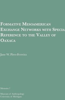 Formative Mesoamerican Exchange Networks with Special Reference to the Valley of Oaxaca