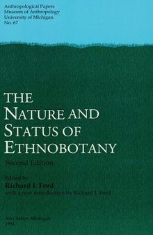 The Nature and Status of Ethnobotany, 2nd ed