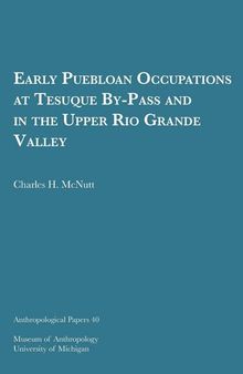 Early Puebloan Occupations at Tesuque By-Pass and in the Upper Rio Grande Valley