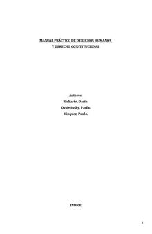 MANUAL DE DERECHOS HUMANOS Y DERECHO CONSTITUCIONAL