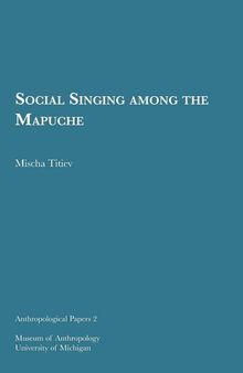 Social Singing among the Mapuche
