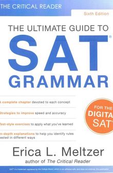 The Ultimate Guide to SAT Grammar by Erica Meltzer (digital sat)