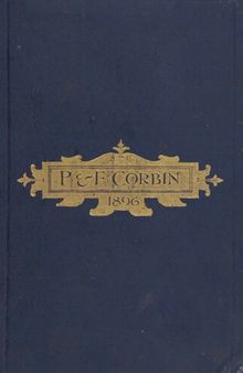 Hardware Manufactured By P. & F. Corbin 1896 Catalogue