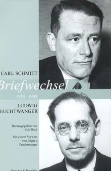 Briefwechsel 1918–1935. Mit einem Vorwort von Edgar J. Feuchtwanger. Hrsg. von Rolf Rieß