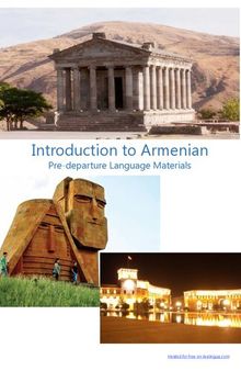 Introduction to Armenian Pre-departure Language Materials