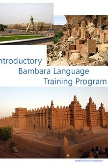Introductory Training Program Bambara Language