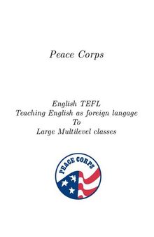 Teaching English as foreign langage To Large Multilevel classes
