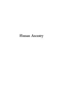 Human Ancestry from a Genetical Point of View