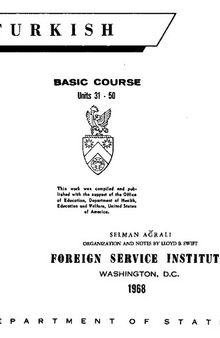 Turkish : basic course