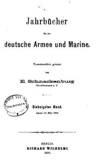 Jahrbücher für die Deutsche Armee und Marine