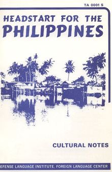 Headstart for the Philippines : cultural notes.