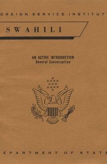 Swahil, an active introduction : General Conversation.