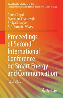 Proceedings of Second International Conference on Smart Energy and Communication: ICSEC 2020