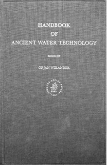 Handbook of ancient water technology