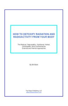 How to detoxify radiation and radioactivity by Bill Bodri