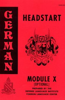German Headstart - Module X.