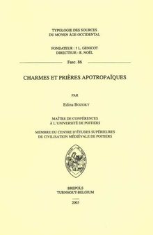 Charmes et prières apotropaïques