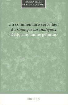 COMMENTAIRE VERCELLIEN SUR LE CANTIQUE DES CANTIQUES