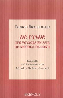 DE L'INDE. VOYAGES EN ASIE DE NICCOLO DE CONTI